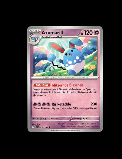 Azumarill - Stürmische Funken #074 [Ungewöhnlich]