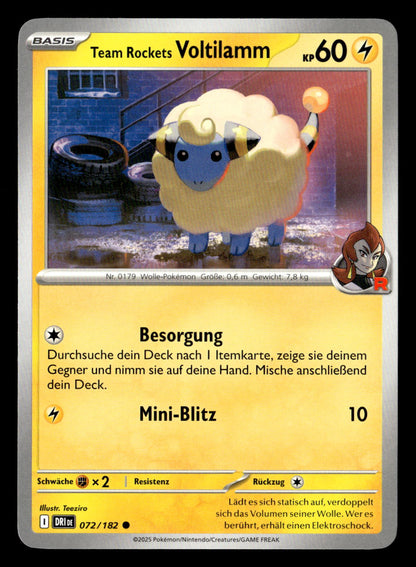 Team Rocket's Mareep - Destined Rivals #72 [Common]