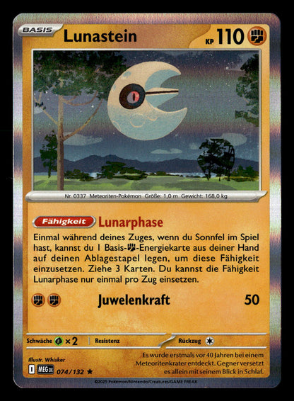 Lunatone - Mega Evolution #74 [Rare]