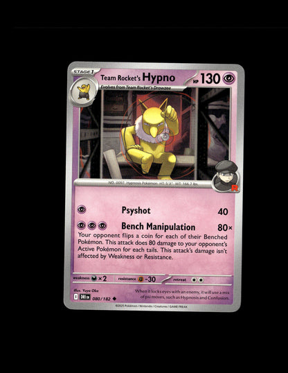 Team Rockets Hypno - Ewige Rivalen #080 [Ungewöhnlich]