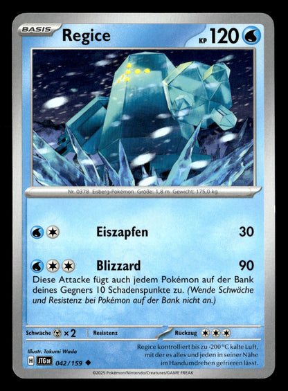 Regice - Journey Together #42 [Uncommon]