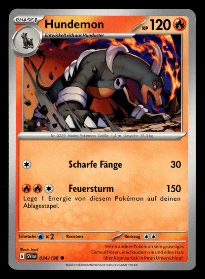 Houndoom - Scarlet & Violet #34 [Common]