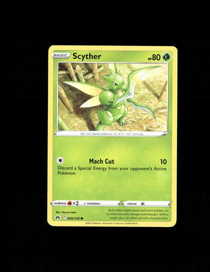 Scyther [Mach Cut] - Crown Zenith #006 [Common]