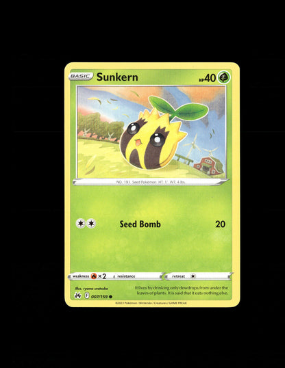 Sunkern [Seed Bomb] - Crown Zenith #007 [Common]