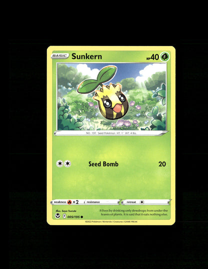 Sunkern [Seed Bomb] - Silver Tempest #005 [Common]
