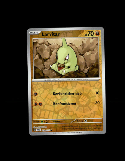 Larvitar - Obsidian Flames #105 [Common]