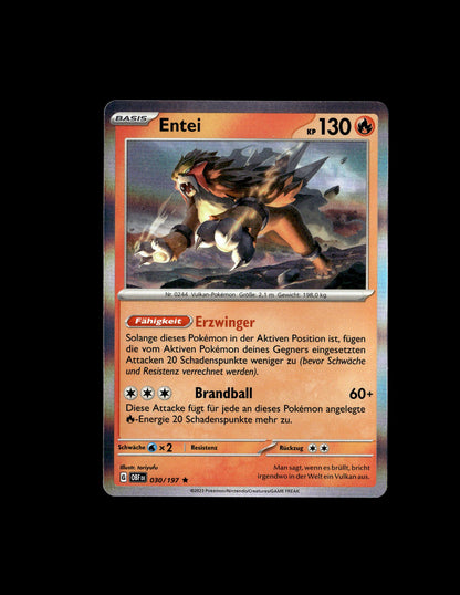 Entei - Obsidian Flames #30 [Rare]