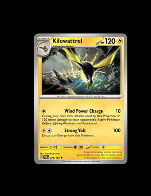 Kilowattrel - Twilight Masquerade #76 [Uncommon]