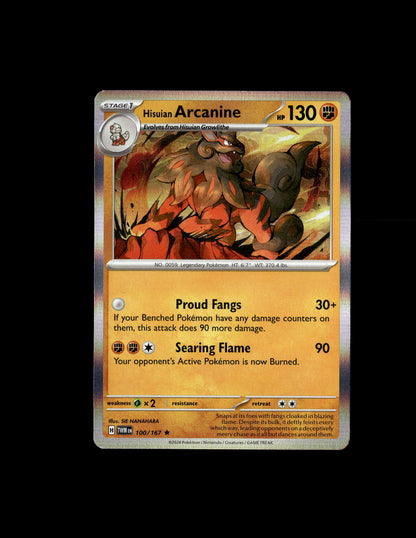 Hisuian Arcanine - Twilight Masquerade #100 [Rare]
