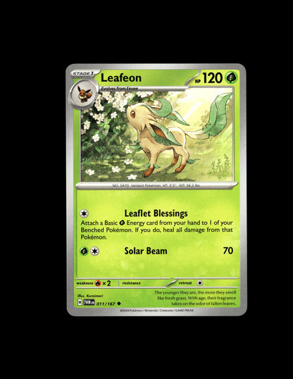 Leafeon - Twilight Masquerade #11 [Uncommon]
