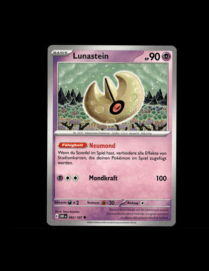 Lunatone - Obsidian Flames #92 [Uncommon]