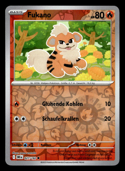 Growlithe - Destined Rivals #27 [Common]