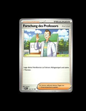 Professor's Research - Professor Elm - Prismatic Evolutions #123 [Common]