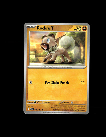 Rockruff [Paw Shake Punch] - Temporal Forces #089 [Common]