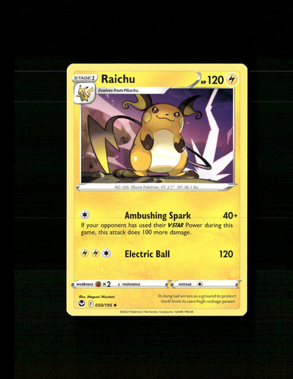 Raichu - Silberne Sturmwinde #050 [Ungewöhnlich]