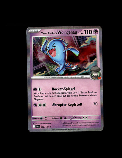 Team Rocket's Wobbuffet - Destined Rivals #82 [Rare]