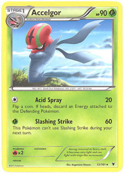 Accelgor [Acid Spray | Slashing Strike]