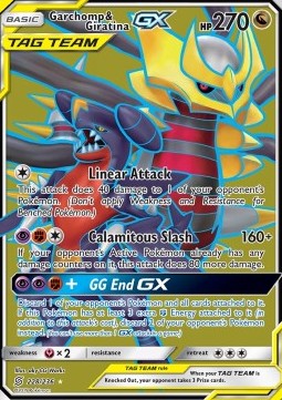 Garchomp & Giratina GX [Linear Attack | Calamitous Slash | GG End GX]