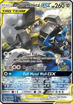 Lucario & Melmetal GX [Steel Fist | Heavy Impact | Full Metal Wall GX]