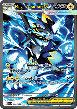 Mega Zeraora ex [Thunder Fist | Zepto Turn]