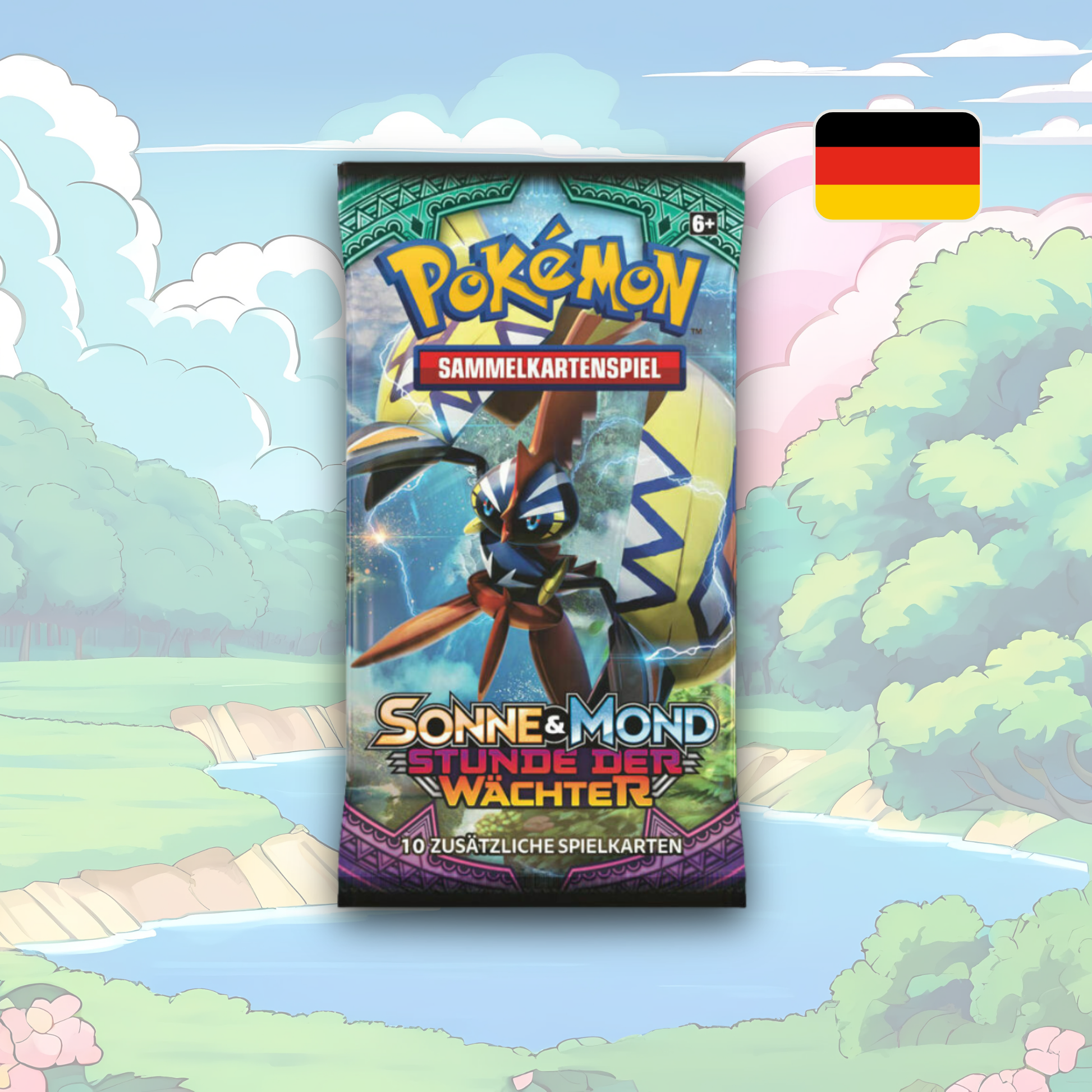 Pokemon Guardian Rising Booster Pack German