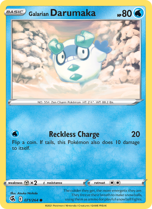 Galarian Darumaka [Reckless Charge]