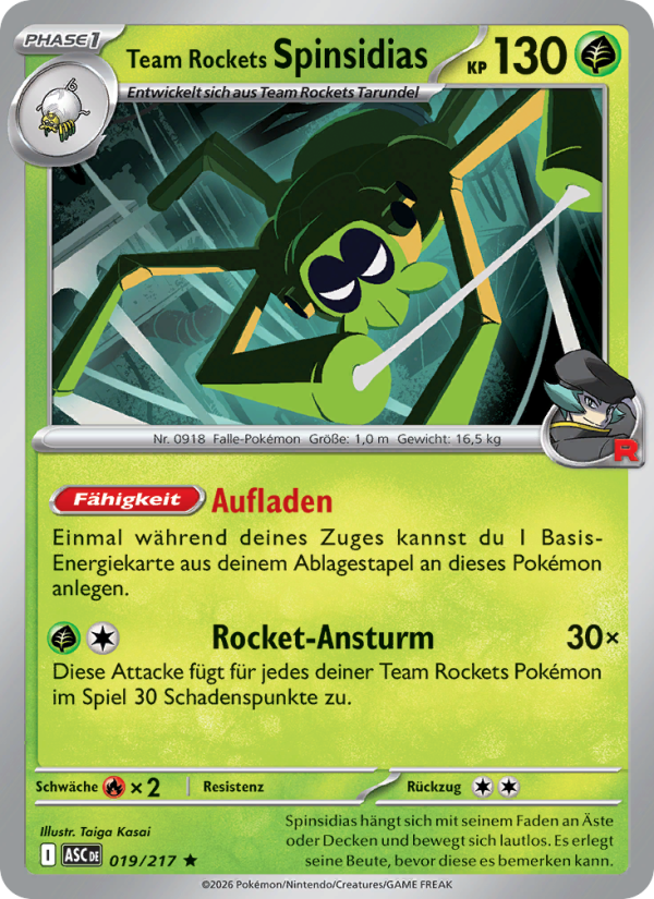 Team Rockets Spinsidias [Rocket-Ansturm]