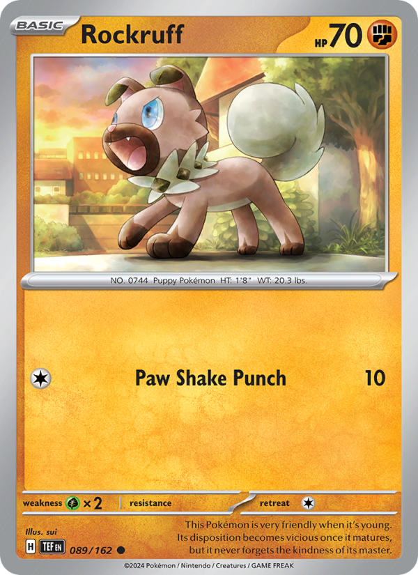 Rockruff [Paw Shake Punch]