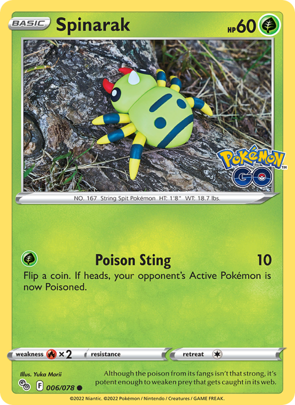 Spinarak [Poison Sting]