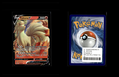 Ninetales V - Rebel Clash #26 [Ultra Rare]