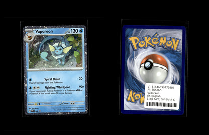 Vaporeon - SV Black Star Promos #168 [Promo]