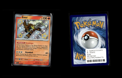 Entei - Paldean Fates #112 [Shiny Rare]