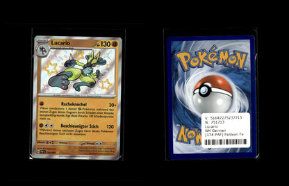 Lucario - Paldean Fates #174 [Shiny Rare]