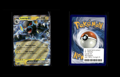 Luxray ex - Twilight Masquerade #68 [Double Rare]