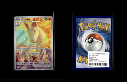 Rapidash - Destined Rivals #189 [Illustration Rare]