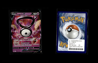 Unown V - SWSH Black Star Promos #300 [Promo]