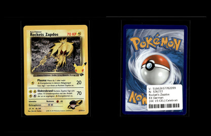 Rocket's Zapdos - Celebrations #GC 15 [Holo Rare]