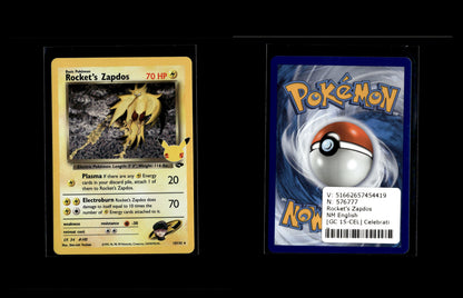 Rocket's Zapdos - Celebrations #GC 15 [Holo Rare]
