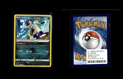 Radiant Hisuian Sneasler - Lost Origin #123 [Ultra Rare]