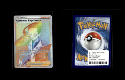 Colress's Experiment - Lost Origin #205 [Secret Rare]