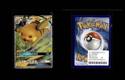 Raichu GX - SM Black Star Promos #213 [Promo]