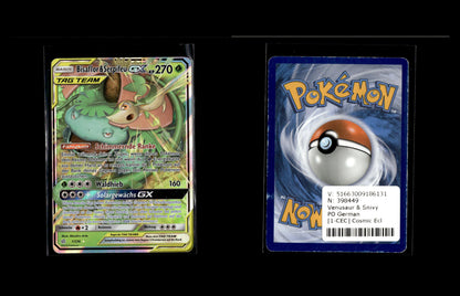 Venusaur &amp; Snivy GX - Cosmic Eclipse #1 [Ultra Rare]