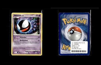 Gastly Lv.16 - Arceus #36 [Uncommon]