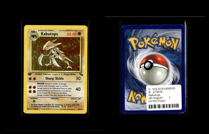 Kabutops - Fossil #9 [Holo Rare]