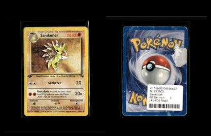 Sandslash - Fossil #41 [Uncommon]