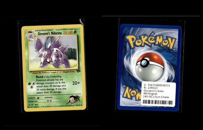 Giovanni's Nidorino - Gym Challenge #45 [Uncommon]