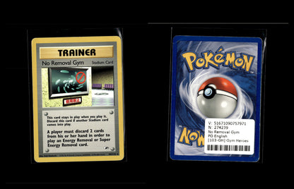 No Removal Gym - Gym Heroes #103 [Rare]