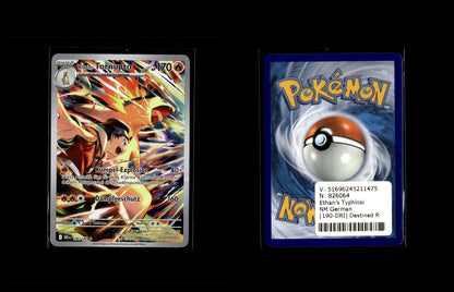 Ethan's Typhlosion - Destined Rivals #190 [Illustration Rare]