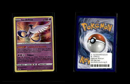 Galarian Articuno - Evolving Skies #63 [Holo Rare]