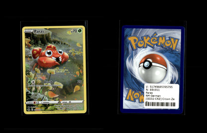 Paras - Crown Zenith #GG32 [Holo Rare]
